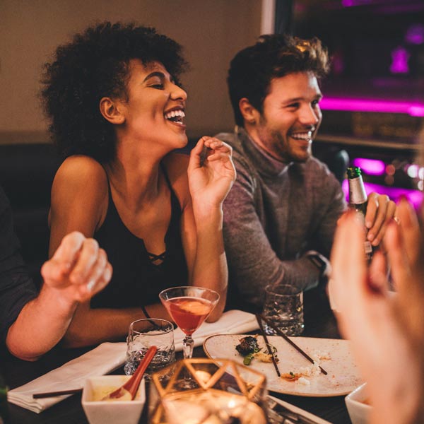 people enjoying entertainment at bar